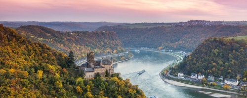 Enchanting Rhine River At A Glance