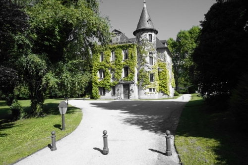 En hiver: Autour du Château de la Tour du Puits